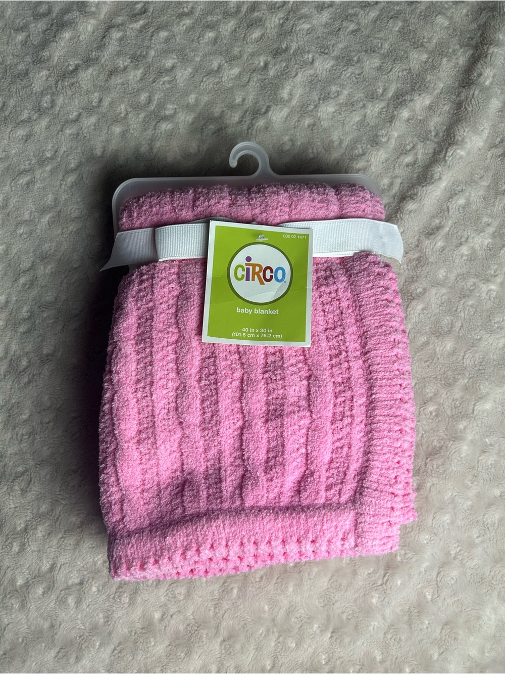 Circo Pink Cable Knit Chenille Baby Blanket 2013 NEW Rare HTF Lovey